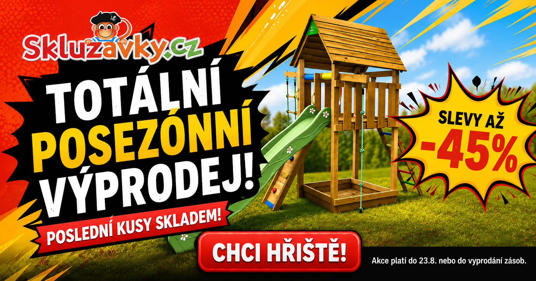 Akční nabídka hřišť