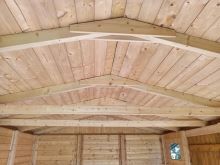 Zahradní altán Herold A3366 D Plus s boční stěnou a terasovou podlahou  (14,1  + 7 m2) (7)