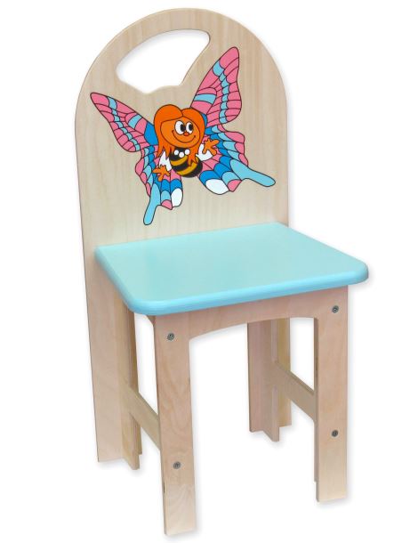 Dětská dřevěná  židlička s motivem - Fandy