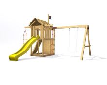 Dětské hřiště Monkey´s Home Malý pirát SAM se žlutou skluzavkou 2024