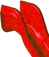 Skluzavka laminátová 2,5 m- červená - nástup 1 m