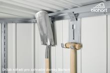 Biohort Zahradní domek HIGHLINE® H2, šedý křemen metalíza (2)