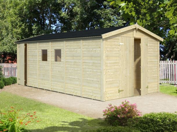 Zahradní domek DAN 14,7 m2 (7,1 + 7,1 m2)