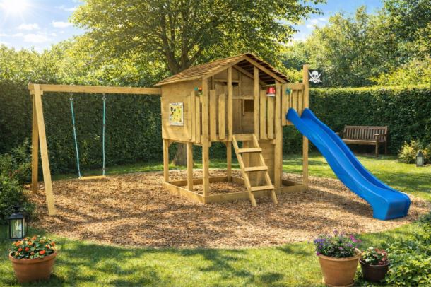 Dětský domeček  Monkey´s Home Chatrč pirát Spike