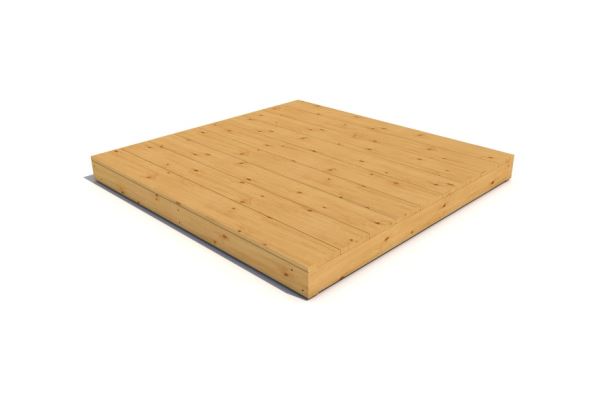 Podlaha dřevěná impregnovaná  pro domeček 135x135 cm