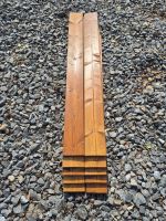 Plotovka dřevěná 18 x 95 x 2000  mm - severský smrk, kvalita AB - finální nátěr Zlatý dub (4)