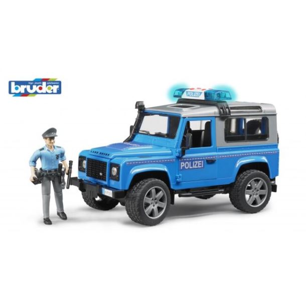 BRUDER - Jeep Wrangler Rubicon Policie s figurkou