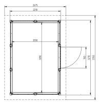Zahradní domek HEROLD P3322 7,2  m2 (3)