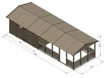 Zahradní altán Herold A3399 DX (14,1 + 17,4 m2) (4)
