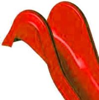 Skluzavka laminátová 2,3 m - červená - nástup 1m