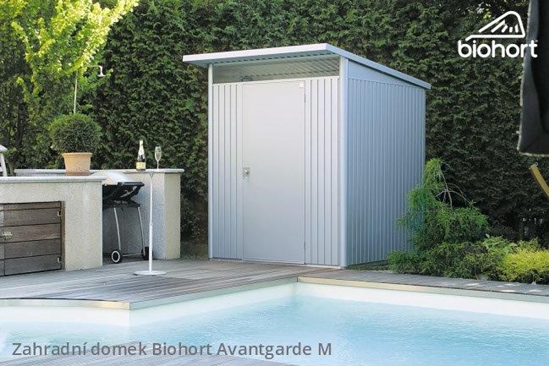 Biohort Zahradní domek AVANTGARDE A3, tmavě šedá metalíza Biohort Zahradní domek AVANTGARDE A3, tmavě šedá metalíza