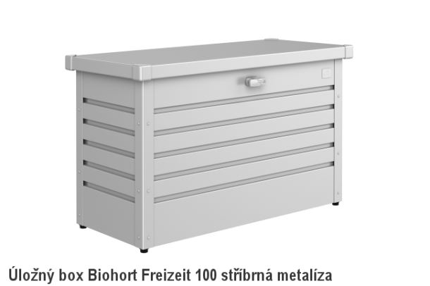 Biohort Úložný box FreizeitBox 100, stříbrná metalíza
