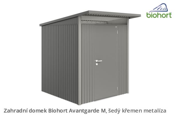Biohort Zahradní domek AVANTGARDE A3, šedý křemen metalíza