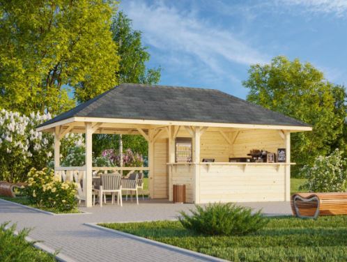 Pergola Bianca 16,6 m2  (Set 110)
