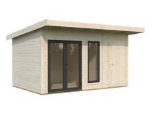 Zahradní domek Aurelia 12,4  m2 (hliníková okna a dveře) (1)