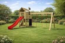 Dětské hřiště Monkey´s Home Malý pirát RED se skluzavkou