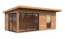 Zahradní domek Andrea 17,1 m2 s posuvnými dveřmi s dvojitým sklem (5)