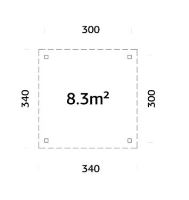 Altán Lenna 8,3 m2 (2)