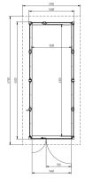 Zahradní domek HEROLD P4417c 7,2 m2 (3)