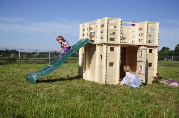 Dětský dřevěný hrad M523
