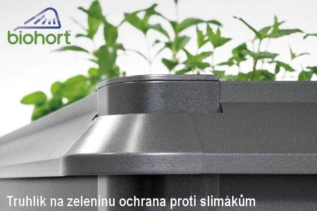 Biohort Zvýšený truhlík na zeleninu 2 x 1 šedý křemen metalíza Biohort Zvýšený truhlík na zeleninu 2 x 1 šedý křemen metalíza