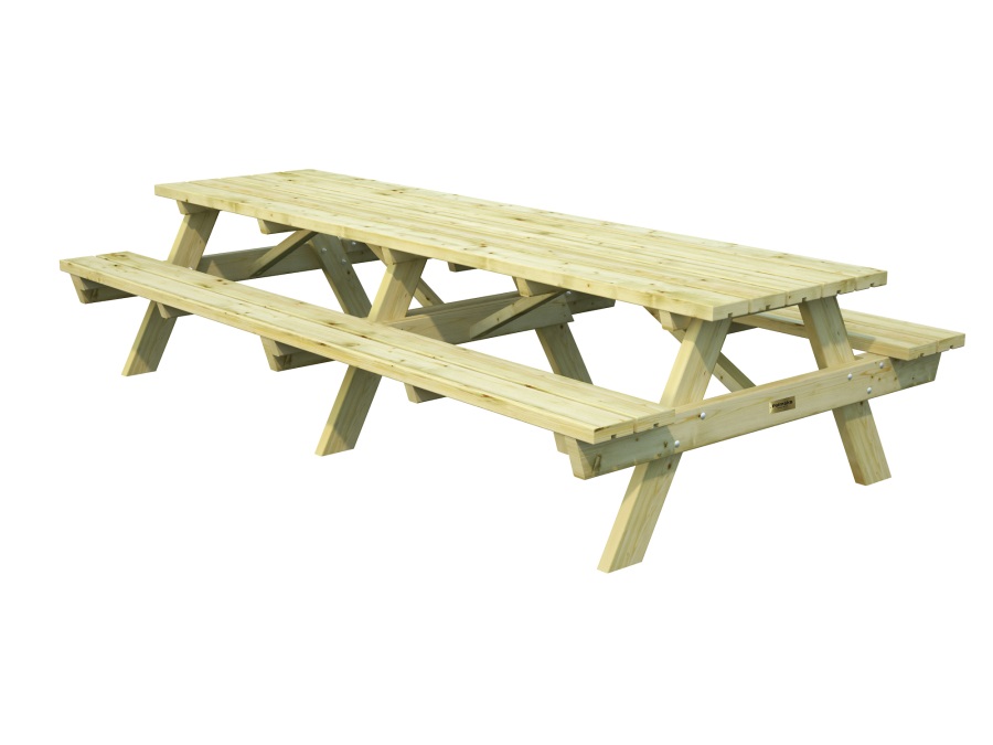 Zahradní dřevěný piknikový stůl PALMAKO RUBBY 30 - zelená impregnace