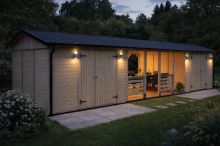 Zahradní altán Herold A 33110 (9,6 + 14,1 + 9,6 m2)