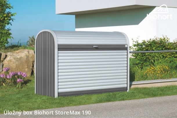 Biohort Úložný box StoreMax® 190, stříbrná metalíza