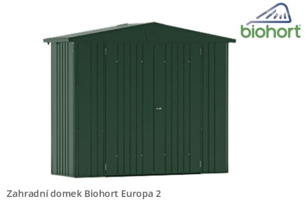 Biohort Zahradní domek EUROPA 2, tmavě zelená