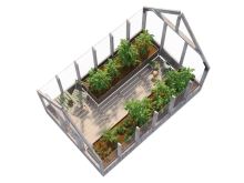 Zahradní domek Skleník Emilia 8,2 m2 (4)