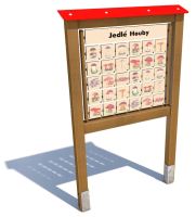 Monkeys Edukační panel Pexeso - Jedlé houby