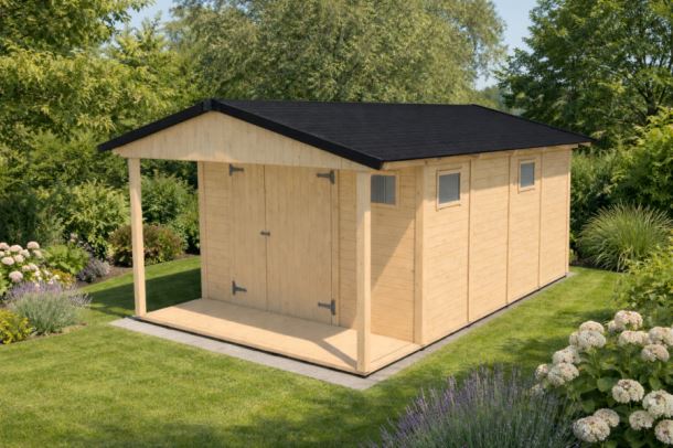 Zahradní domek HEROLD A3344 Plus 14,1+3,5 m2