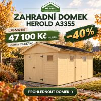 Zahradní domek HEROLD A3355 16,6 m2 Zahradní domek HEROLD A3355 16,6 m2