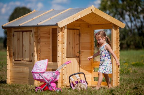Dětský dřevěný domek M501