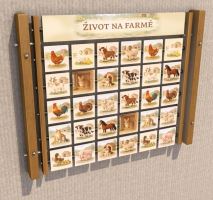 Monkeys Edukační panel Pexeso - Život na farmě (2)