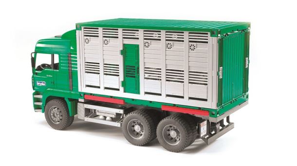 BRUDER Nákladní auto MAN - kontejner na zvířata