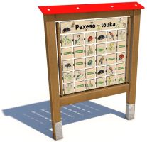 Monkeys Edukační panel Pexeso - Louka 160