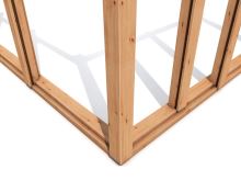 Zahradní Altán  HEROLD A3355 AAX Plus s boční stěnou  (3,5 + 14,1  m2) (4)