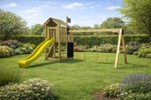 Dětské hřiště Monkey´s Home Malý pirát RED se skluzavkou