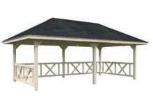 Altán Bianca 16,6 m2  se zábradlím (Set 107) (1)