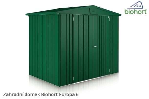 Biohort Zahradní domek EUROPA 6, tmavě zelená