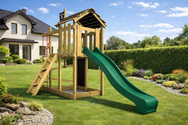 Dětské hřiště Monkey´s Home Malý pirát ZET se skluzavkou