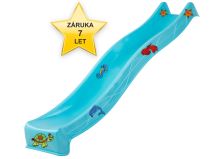 SKLUZAVKA Monkey´s Home Eko-Line s příp. na vodu pastel modrá 2,90 m 7 let záruka+dárek