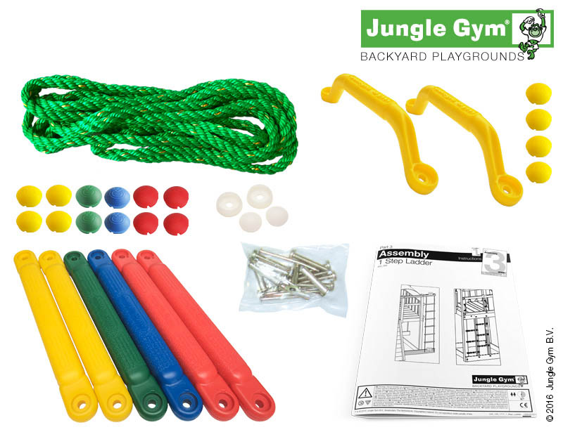 PŘÍSTAVEK K HRACÍ SESTAVĚ Jungle Gym 1 Step Module - provazový žebřík
