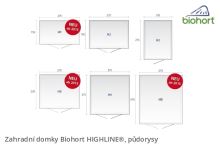 Biohort Zahradní domek HIGHLINE® H2, tmavě šedá metalíza (5)