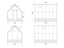 Zahradní domek Skleník Emilia 8,2 m2 (5)