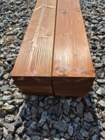 Plotovka dřevěná 26 x 120 x 1000  mm - severský smrk, kvalita AB - finální nátěr Zlatý dub (6)