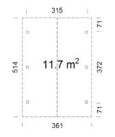 Altán Robert 11,7 m2 (1)