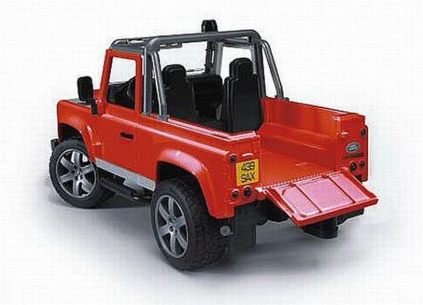 BRUDER - Land Rover Pick Up červený