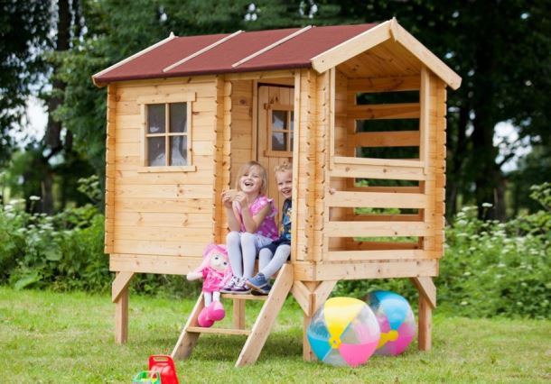 Dětský dřevěný domek M501B
